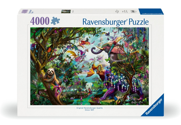 Ravensburger Puzzle Tropical Dragons 4000p (12000812) in the group Sport, leisure & Hobby / Hobby / Puzzle at TP E-commerce Nordic AB (C86541)