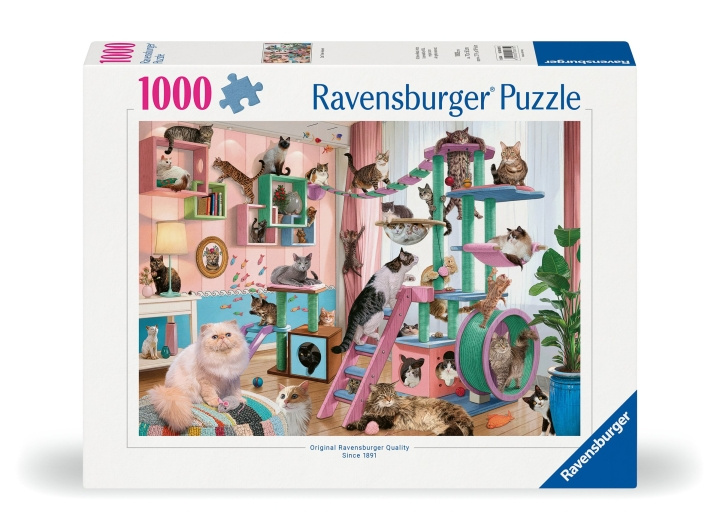 Ravensburger Puzzle Cat Tree Heaven 1000p (12000875) in the group Sport, leisure & Hobby / Hobby / Puzzle at TP E-commerce Nordic AB (C86549)