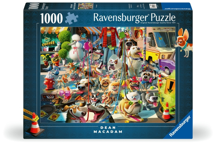 Ravensburger Puzzle The Dog Walker 1000p (12000876) in the group Sport, leisure & Hobby / Hobby / Puzzle at TP E-commerce Nordic AB (C86550)