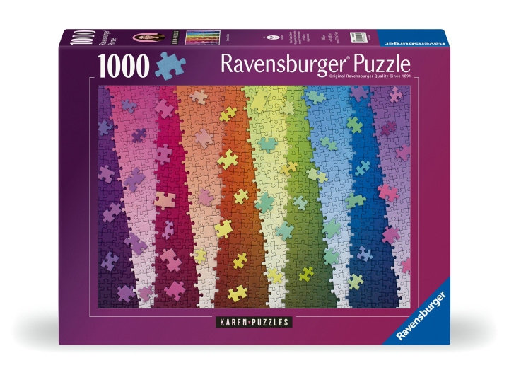 Ravensburger Puzzle Colors On Colors 1000p (12001027) in the group Sport, leisure & Hobby / Hobby / Puzzle at TP E-commerce Nordic AB (C86558)