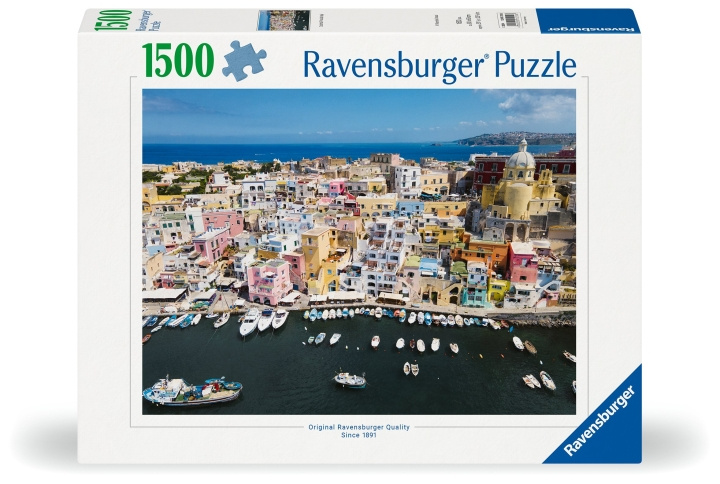 Ravensburger Puzzle The Colors Of Procida 1500p (12001210) in the group Sport, leisure & Hobby / Hobby / Puzzle at TP E-commerce Nordic AB (C86562)