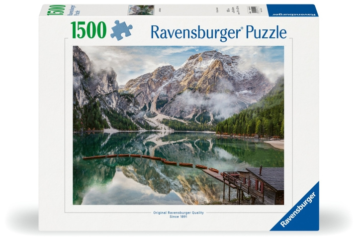 Ravensburger Puzzle Lake Braies 1500p (12001211) in the group Sport, leisure & Hobby / Hobby / Puzzle at TP E-commerce Nordic AB (C86563)