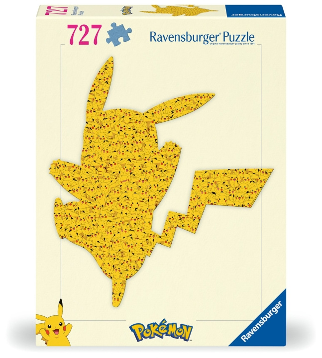 Ravensburger Puzzle Pokémon Shaped Pikachu 727p (12001212) in the group Sport, leisure & Hobby / Hobby / Puzzle at TP E-commerce Nordic AB (C86564)
