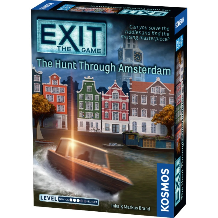 Exit: Escape Room 20: The Hunt Through Amsterdam (EN) (KOS01887) in the group TOYS, KIDS & BABY PRODUCTS / Games / Board games at TP E-commerce Nordic AB (C86574)