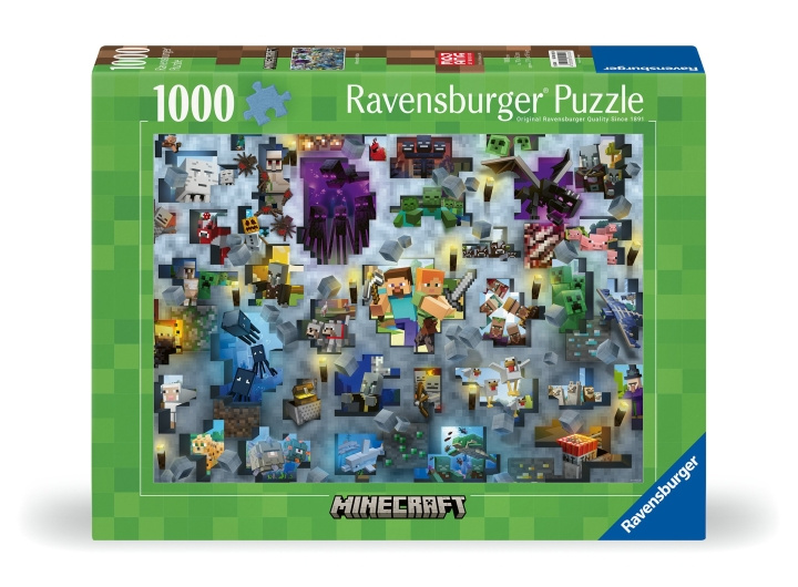 Ravensburger Puzzle Minecraft Mobs 1000p (12000422) in the group Sport, leisure & Hobby / Hobby / Puzzle at TP E-commerce Nordic AB (C86588)