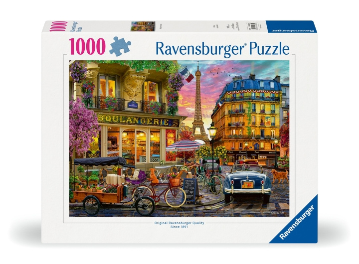 Ravensburger Puzzle Paris At Dawn 1000p (12000885) in the group Sport, leisure & Hobby / Hobby / Puzzle at TP E-commerce Nordic AB (C86589)
