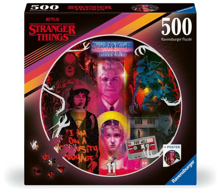 Ravensburger Puzzle Circle Of Colors Stranger Things 500p (12001227) in the group TOYS, KIDS & BABY PRODUCTS / Toys / Kids puzzle at TP E-commerce Nordic AB (C86597)
