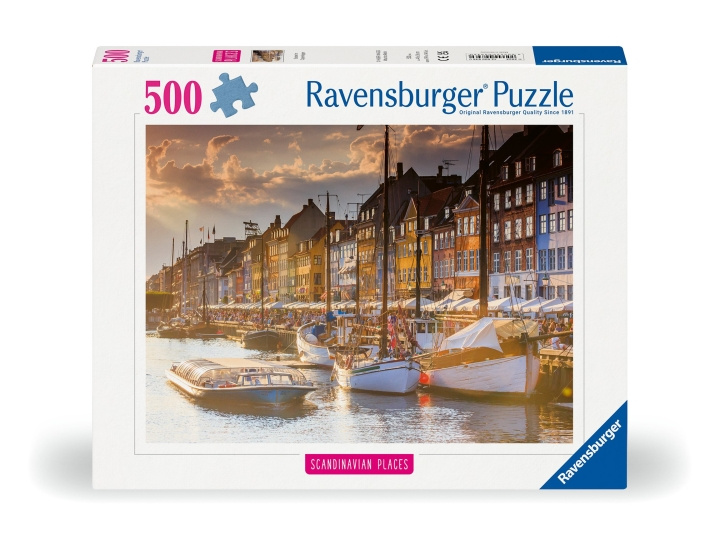 Ravensburger Puzzle Sunset In Copenhagen 500p (12000846) in the group Sport, leisure & Hobby / Hobby / Puzzle at TP E-commerce Nordic AB (C86657)