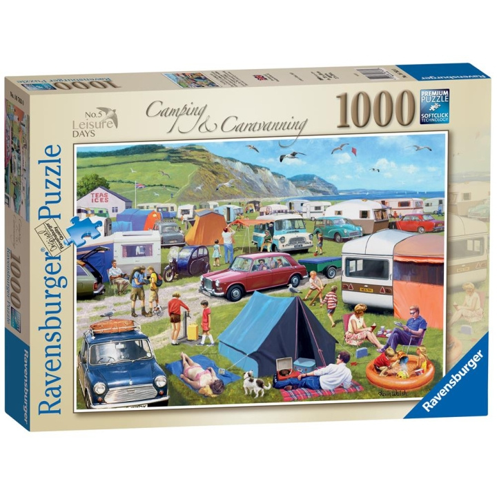 Ravensburger Puzzle 1000 - Camping & Caravanning (10216763) in the group Sport, leisure & Hobby / Hobby / Puzzle at TP E-commerce Nordic AB (C86658)
