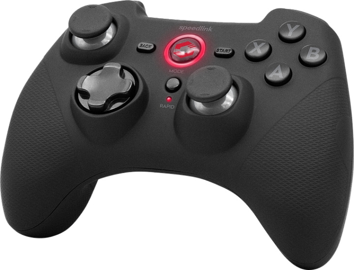 Speedlink Rait Gamepad - Wireless - PC/PS3/Switch/OLED rubber Black in the group HOME ELECTRONICS / Game consoles & Accessories / Nintendo Switch / Accessories at TP E-commerce Nordic AB (C86672)