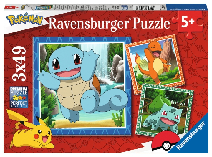 Ravensburger Pokémon 3x49p - 05586 in the group TOYS, KIDS & BABY PRODUCTS / Toys / Kids puzzle at TP E-commerce Nordic AB (C86683)