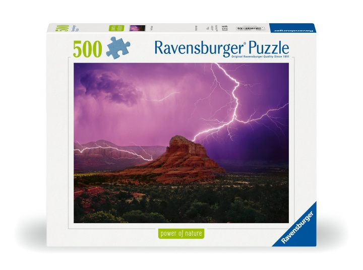 Ravensburger Puzzle Pink Thunder 500p (12000779) in the group Sport, leisure & Hobby / Hobby / Puzzle at TP E-commerce Nordic AB (C86696)