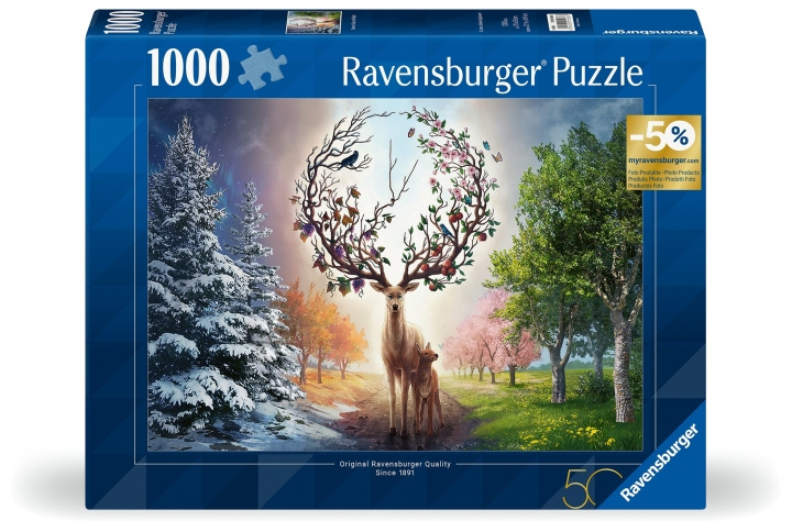 Ravensburger Puzzle Magical Deer 1000p (12001088) in the group Sport, leisure & Hobby / Hobby / Puzzle at TP E-commerce Nordic AB (C86700)