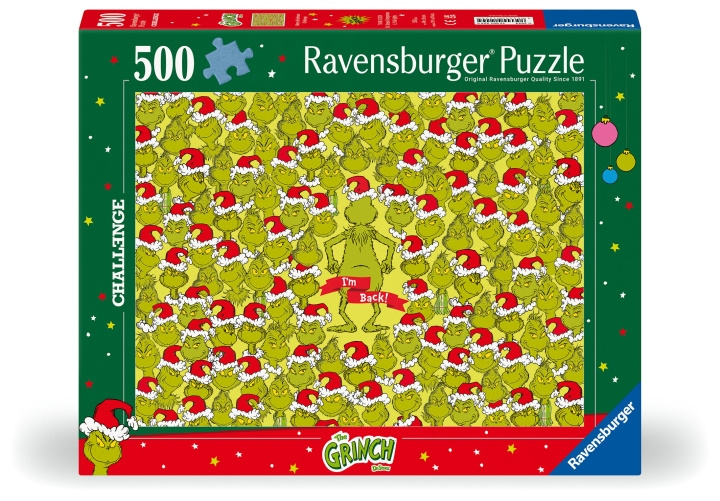 Ravensburger Puzzle Grinch 500p (12001224) in the group TOYS, KIDS & BABY PRODUCTS / Toys / Kids puzzle at TP E-commerce Nordic AB (C86701)