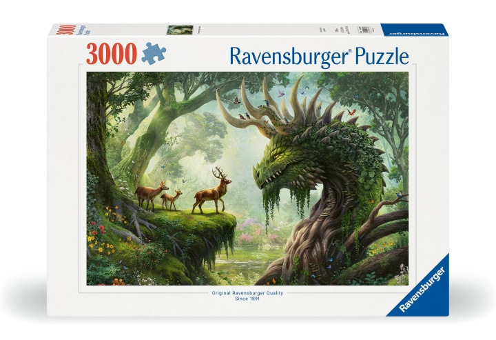 Ravensburger Puzzle The Forest Dragon awakes 3000p (12000808) in the group Sport, leisure & Hobby / Hobby / Puzzle at TP E-commerce Nordic AB (C86703)