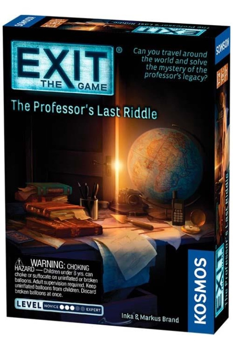 Exit: Escape Room 19: The Professor\'s Last Riddle (EN) (KOS1808) in the group TOYS, KIDS & BABY PRODUCTS / Games / Board games at TP E-commerce Nordic AB (C86734)