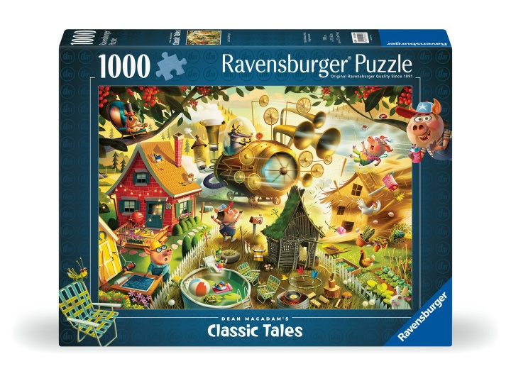 Ravensburger Puzzle Look Out Little Pigs 1000p (12001004) in the group Sport, leisure & Hobby / Hobby / Puzzle at TP E-commerce Nordic AB (C86781)