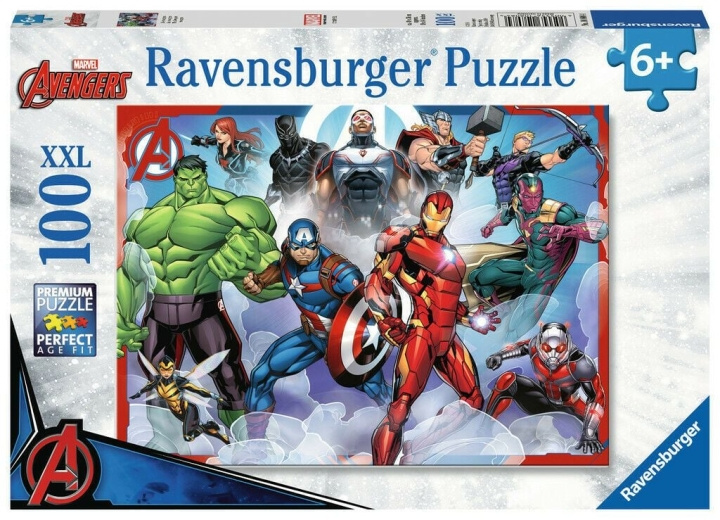 Ravensburger Marvel Avengers Assemble XXL Jigsaw Puzzle - 100 Pieces (10110808) in the group TOYS, KIDS & BABY PRODUCTS / Toys / Kids puzzle at TP E-commerce Nordic AB (C86807)