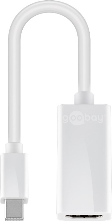 Goobay Mini DisplayPort™/HDMI™-adapterkabel 1.1 Mini DisplayPort plugg > HDMI™-uttag (typ A) in the group HOME ELECTRONICS / Cables & Adapters / HDMI / Adapters at TP E-commerce Nordic AB (C86853)