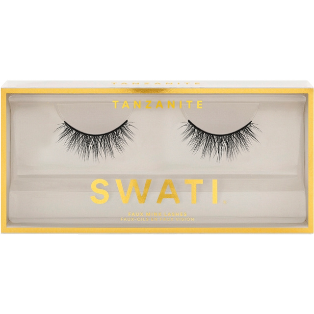 SWATI Faux Mink Lashes Tanzanite in the group BEAUTY & HEALTH / Makeup / Eyes & Eyebrows / False eyelashes at TP E-commerce Nordic AB (C87138)