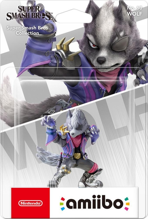 Amiibo Nintendo Amiibo Wolf (Smash Bros Collection) in the group HOME ELECTRONICS / Game consoles & Accessories / Nintendo Switch / Accessories at TP E-commerce Nordic AB (C87450)