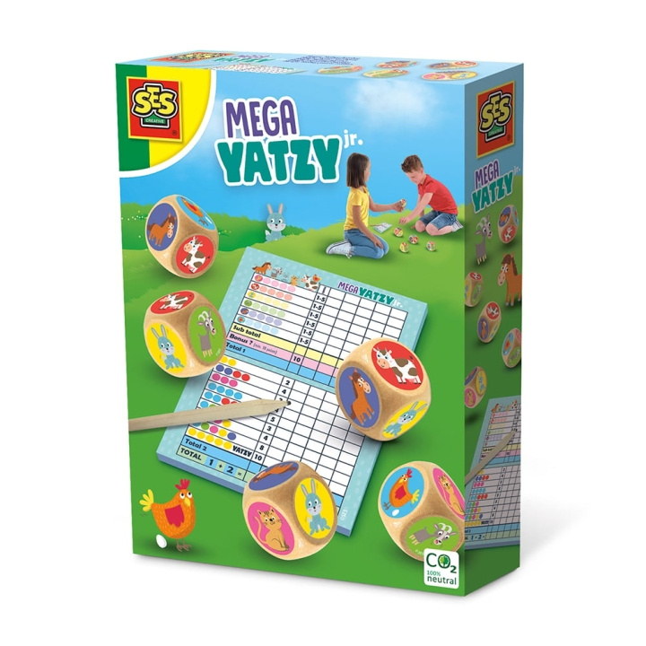 SES Creative Game - Yatzy - Mega Junior - (S02294) in the group TOYS, KIDS & BABY PRODUCTS / Games / Outdoor games at TP E-commerce Nordic AB (C87927)