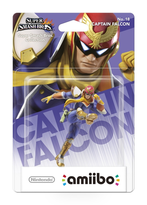 Nintendo Amiibo Figurine Captain Falcon in the group HOME ELECTRONICS / Game consoles & Accessories / Nintendo Switch / Accessories at TP E-commerce Nordic AB (C87982)