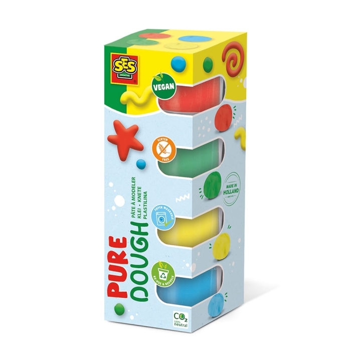 SES Creative Dough - Feel good Pure - (S00511) in the group TOYS, KIDS & BABY PRODUCTS / Toys / Clay, play sand and accessories at TP E-commerce Nordic AB (C88054)