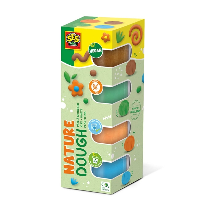SES Creative Dough - Feel good Nature - (S00513) in the group TOYS, KIDS & BABY PRODUCTS / Toys / Clay, play sand and accessories at TP E-commerce Nordic AB (C88077)