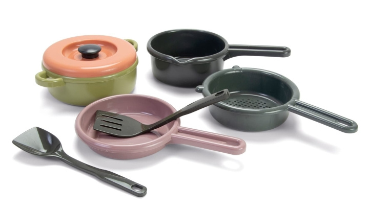 Dantoy Green Bean - Pot Set (2606) in the group TOYS, KIDS & BABY PRODUCTS / Toys / Little home & Role play at TP E-commerce Nordic AB (C88477)