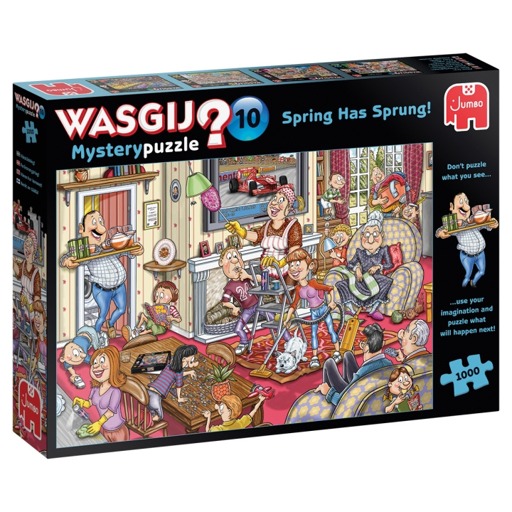 Wasgij Mystery 10 -Spring has Spung! (1000 Pieces) (1119801825) in the group Sport, leisure & Hobby / Hobby / Puzzle at TP E-commerce Nordic AB (C89706)