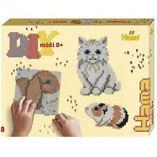 HAMA Beads Hama - Midi gift box Pets (383160) in the group TOYS, KIDS & BABY PRODUCTS / Toys / Crafts at TP E-commerce Nordic AB (C90454)