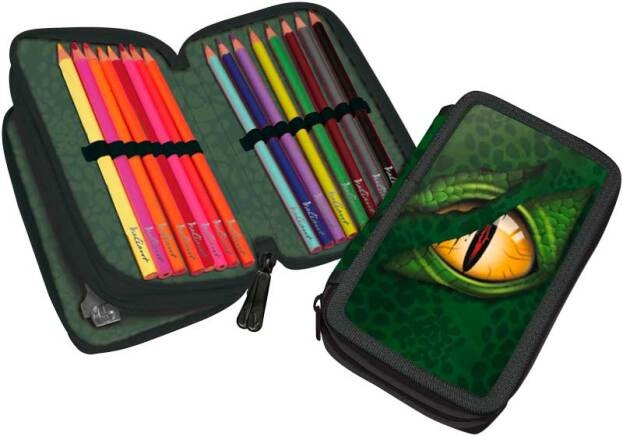 Dino T-Rex Filled Double Decker Pencil Case (092408516) in the group TOYS, KIDS & BABY PRODUCTS / Toys / Pencil case at TP E-commerce Nordic AB (C90483)