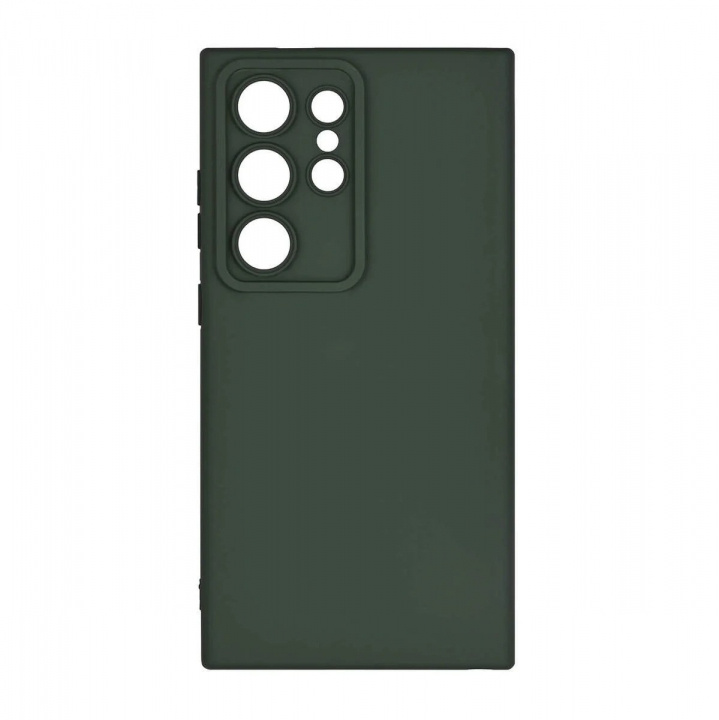 Onsala Backcover Sil Touch Samsung S24 Ultra 5G Olive Green in the group SMARTPHONE & TABLETS / Phone cases / Samsung at TP E-commerce Nordic AB (C90741)