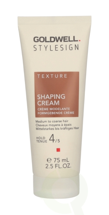Goldwell Stylesign Texture Shaping Cream 75 ml Hold Tenue 4/5 in the group BEAUTY & HEALTH / Hair & Styling / Hair styling / Styling cream at TP E-commerce Nordic AB (C90809)
