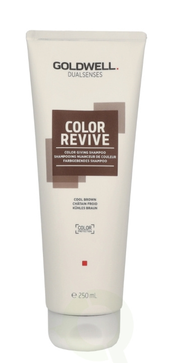 Goldwell Dualsenses Color Revive Color Giving Shampoo 250 ml Cool Brown in the group BEAUTY & HEALTH / Hair & Styling / Hair care / Schampoo at TP E-commerce Nordic AB (C90817)