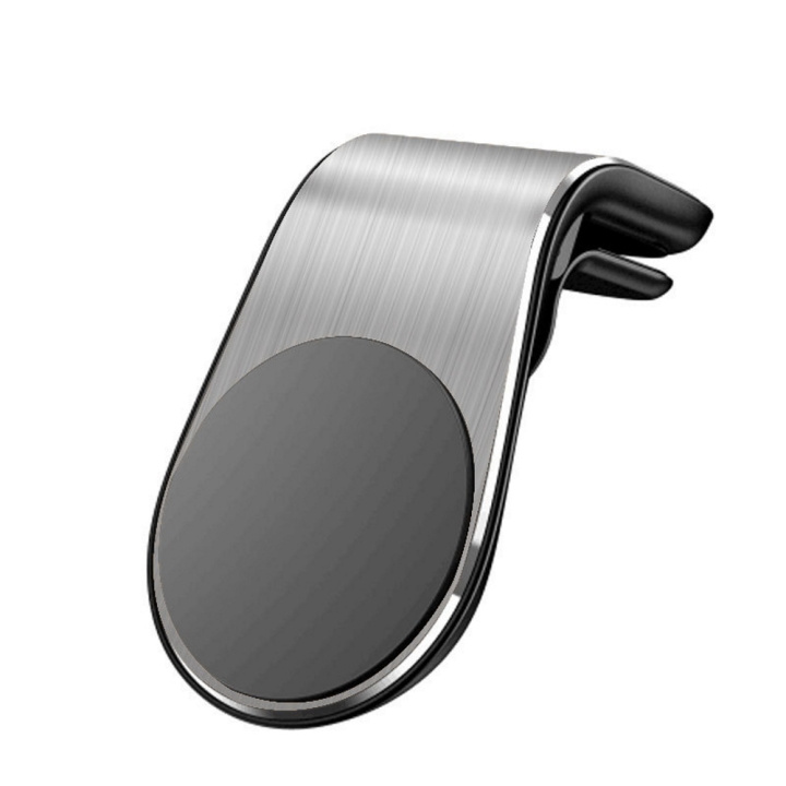 Maxlife MXCG-13 - Magnetic Car Holder for Ventilation Grille, Silver in the group CAR / Car holders / Car holder smartphone at TP E-commerce Nordic AB (C91015)