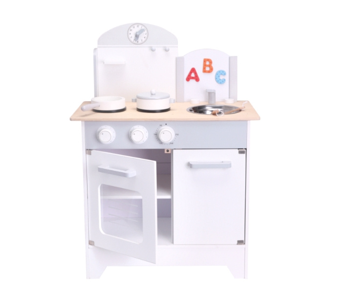 Small Wood Play Kitchen - Grey (L40193) in the group TOYS, KIDS & BABY PRODUCTS / Toys / Play set at TP E-commerce Nordic AB (C91893)