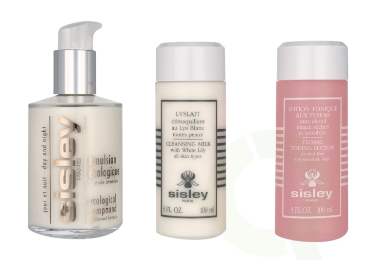 Sisley I Love My Skin Care Set 325 ml Ecological Compound 125ml/Lyslait Cleansing Milk 100ml/Floral Toning Lotion 100ml in the group BEAUTY & HEALTH / Gift sets / Gift sets for her at TP E-commerce Nordic AB (C91962)