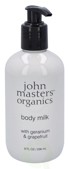 John Master Organic Jmo Geranium & Grapefruit Body Milk 236 ml in the group BEAUTY & HEALTH / Skin care / Body health / Body lotion at TP E-commerce Nordic AB (C92196)