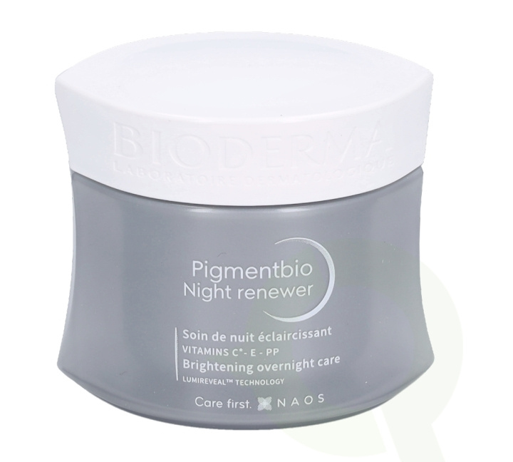 Bioderma Pigmentbio Night Renewer Brightening Overnight Care 50 ml in the group BEAUTY & HEALTH / Skin care / Face / Night cream at TP E-commerce Nordic AB (C92289)