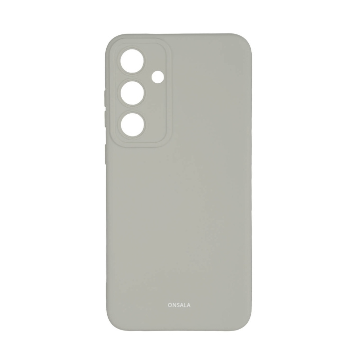 Onsala Back Silicone Touch Recycled Samsung S24 FE 5G Concrete in the group SMARTPHONE & TABLETS / Phone cases / Samsung at TP E-commerce Nordic AB (C92307)