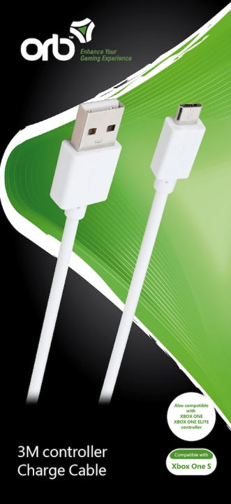 ORB controller charge cable (3m cable) - for Xbox One S in the group HOME ELECTRONICS / Game consoles & Accessories / Xbox One / Accessories at TP E-commerce Nordic AB (C92401)