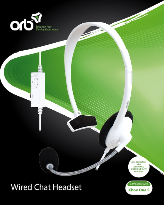 ORB Wired Chat Headset - For Xboxone S in the group HOME ELECTRONICS / Game consoles & Accessories / Xbox One / Accessories at TP E-commerce Nordic AB (C92411)