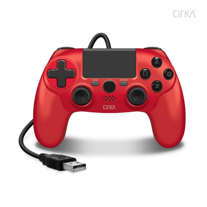 Hyperkin Nuforce Wired Controller For PS4/ PC/ Mac (Red) in the group HOME ELECTRONICS / Game consoles & Accessories / Sony PlayStation 4 / Accessories at TP E-commerce Nordic AB (C93088)