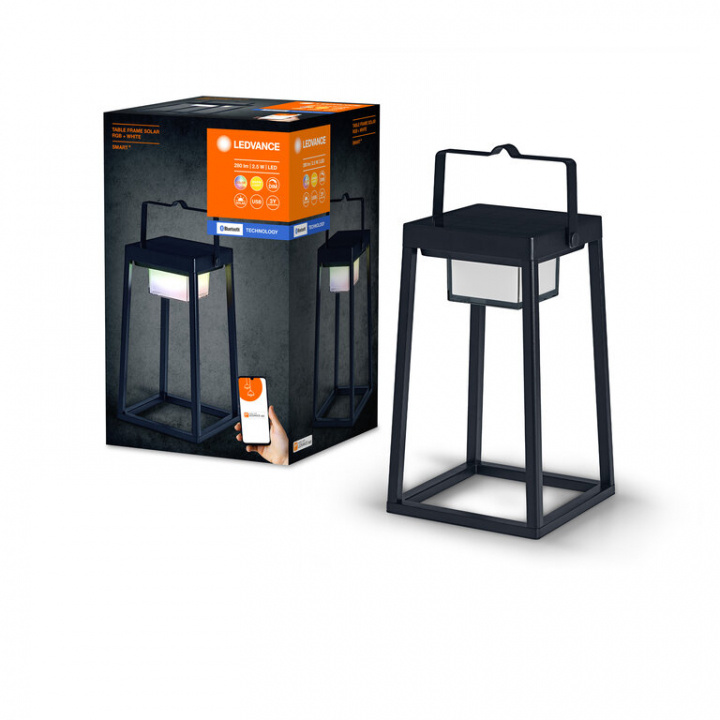 LEDVANCE SMART+ BT Table Frame Solar RGB + W in the group HOME, HOUSEHOLD & GARDEN / Electricity & Lighting / Outdoor lighting / Garden lighting at TP E-commerce Nordic AB (C93235)