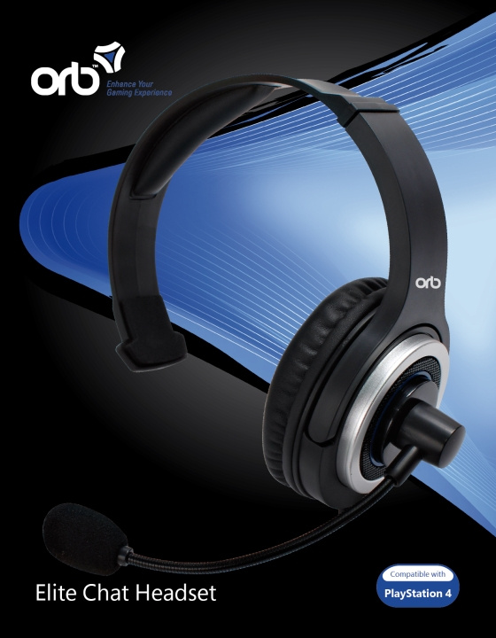 ORB Playstation 4 - Elite Chat Headset (ORB) in the group HOME ELECTRONICS / Game consoles & Accessories / Sony PlayStation 4 / Accessories at TP E-commerce Nordic AB (C93283)