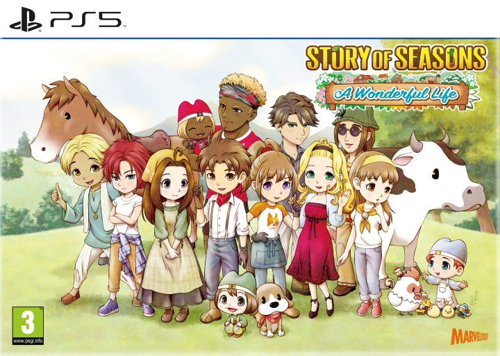 Marvelous Story of Seasons: A Wonderful Life (Limited Edition) in the group HOME ELECTRONICS / Game consoles & Accessories / Sony PlayStation 5 / Games at TP E-commerce Nordic AB (C93401)