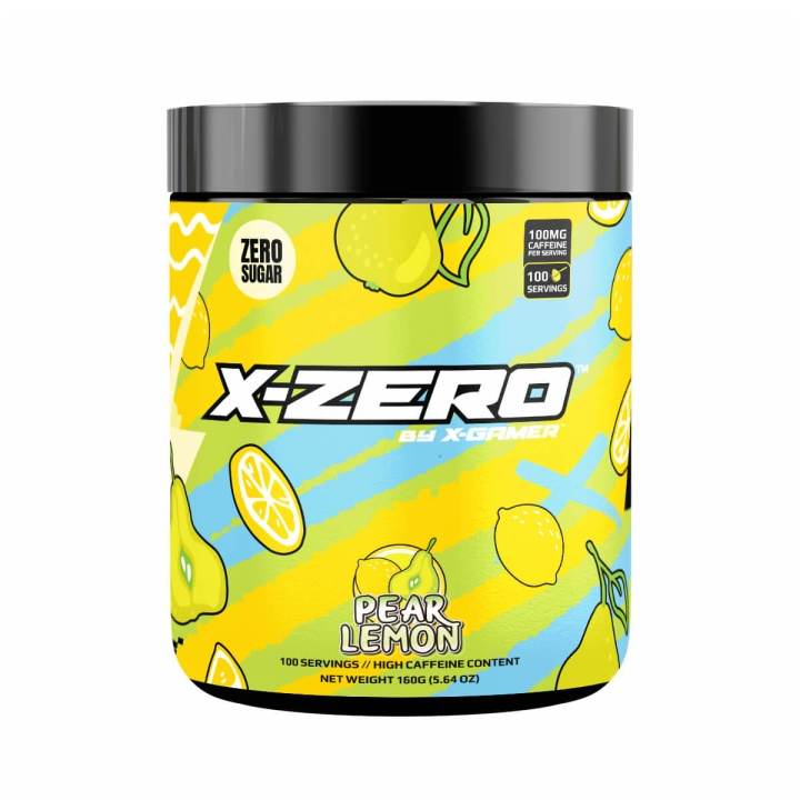 X-GAMER X-Zero 160 gram Pear Lemon in the group COMPUTERS & PERIPHERALS / GAMING / Energydrinks for gamers at TP E-commerce Nordic AB (C94713)