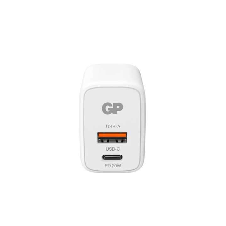 GP Wall Charger WM2B PD 20W USB-A + USB-C in the group SMARTPHONE & TABLETS / Chargers & Cables / Wall charger / Wall charger USB-C at TP E-commerce Nordic AB (C94728)